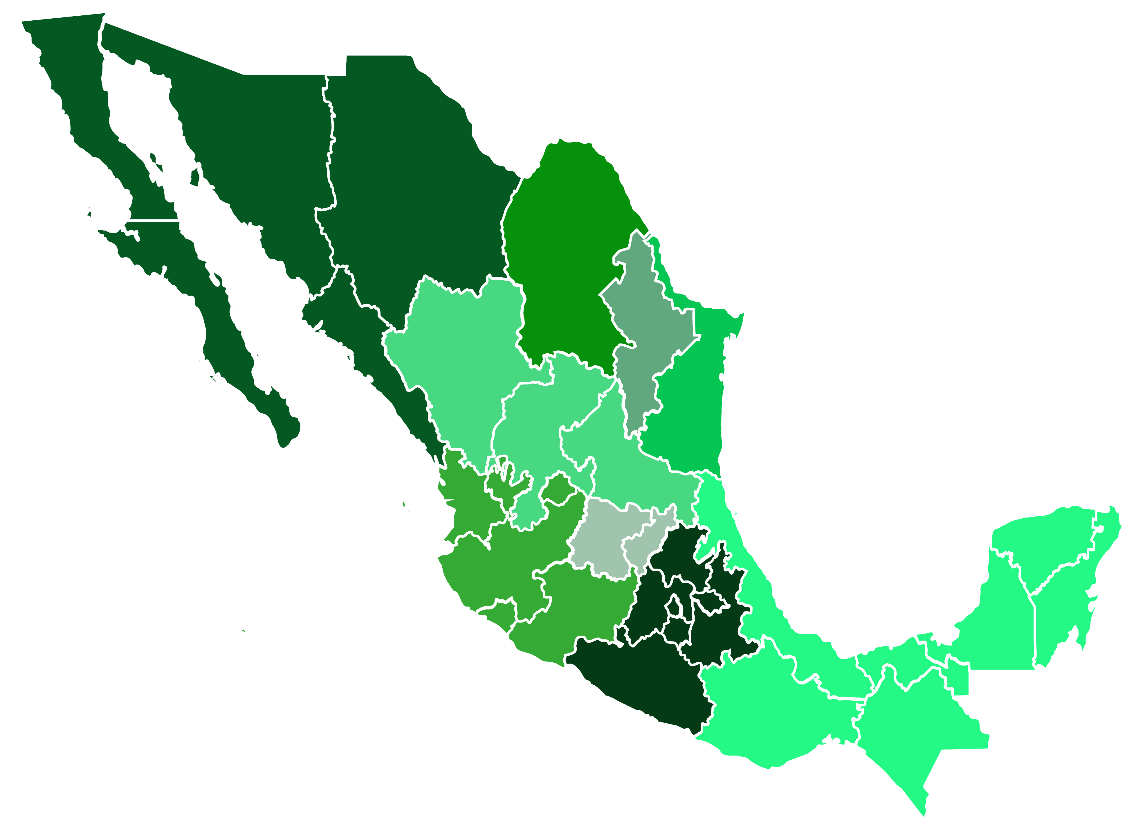 mapa de mexico